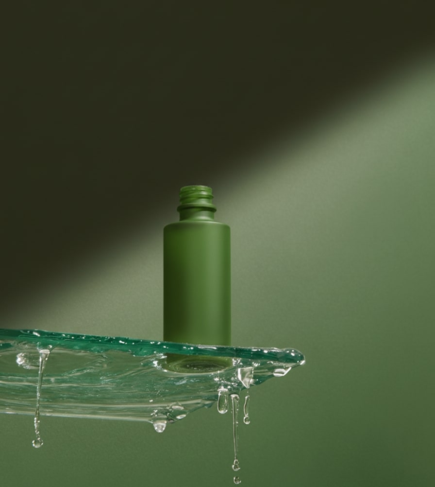 AI photoshoot template scene for ecommerce product