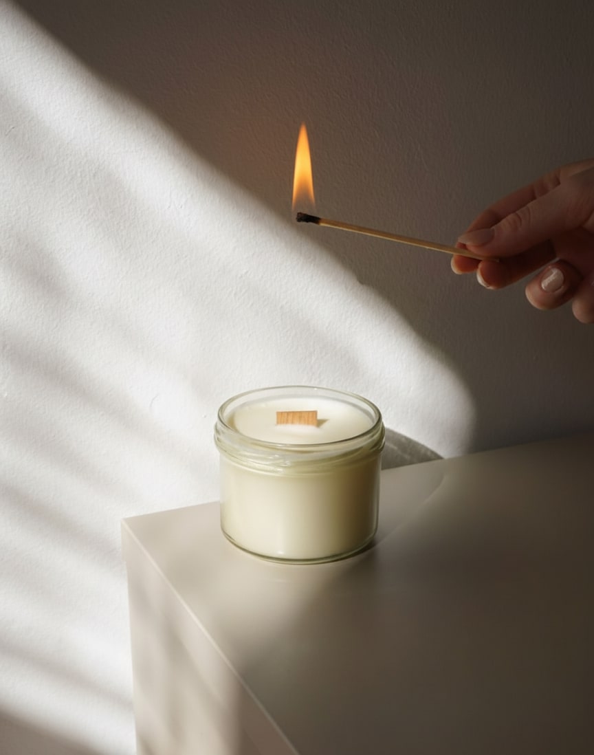 AI photoshoot template scene for ecommerce product