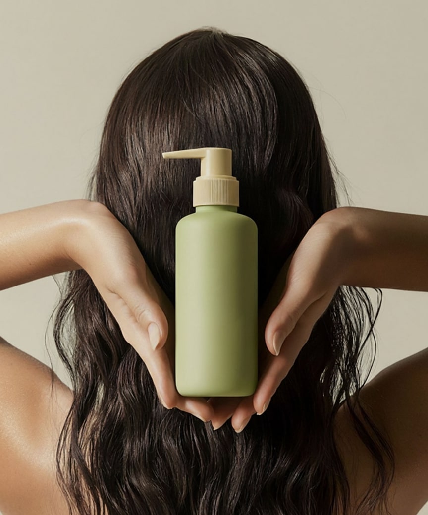 AI photoshoot template scene for ecommerce product